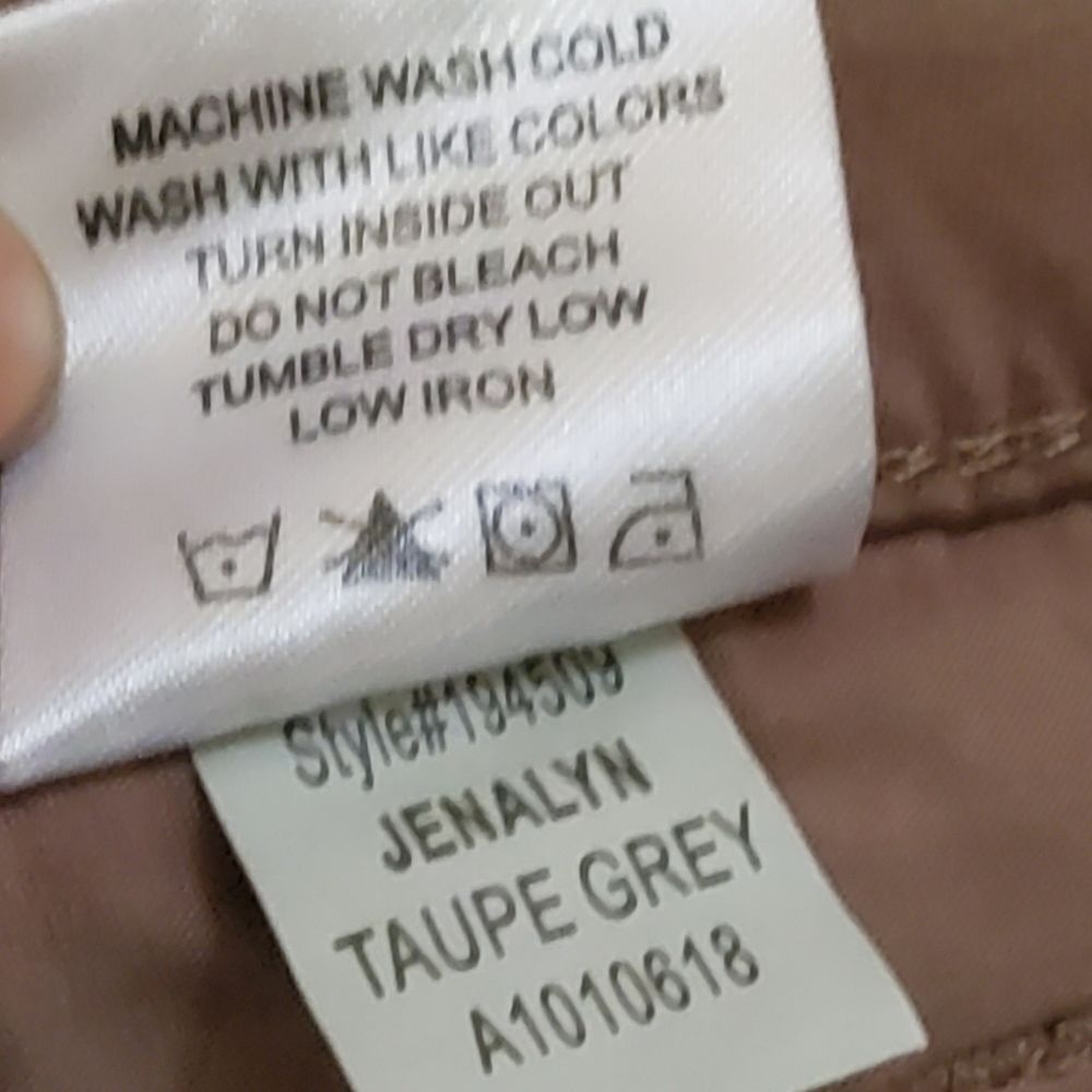 Lila Ryan The Jenalyn Bootcut Trousers Size 16 Taupe Grey - Picture 10 of 11